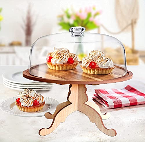 nestroots Wooden Cake Stand for Party |Printed wooden Cake Holder(,Dia 10  inch) Wooden Cake Server Price in India - Buy nestroots Wooden Cake Stand  for Party |Printed wooden Cake Holder(,Dia 10 inch)