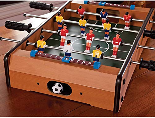 TABU TOYS WORLD Mid Sized Foosball Mini Football Table Soccer Game Rods Inches Cms