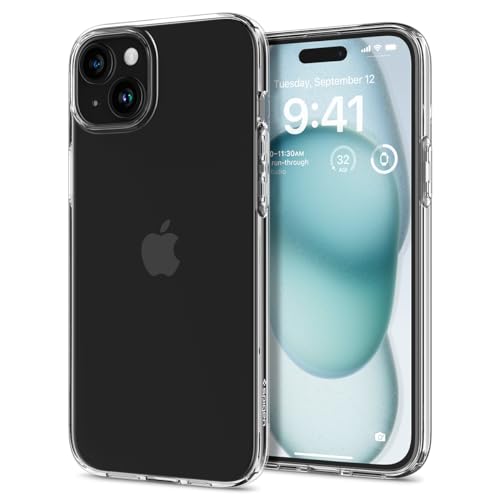 Spigen Liquid Crystal Case Compatible with iPhone 12 Pro and Compatible  with iPhone 12 - Crystal Clear