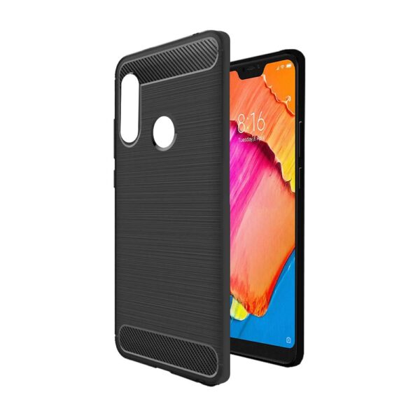 Solimo Redmi 6 Pro Protective Mobile Cover (Soft & Flexible Back Case), Black