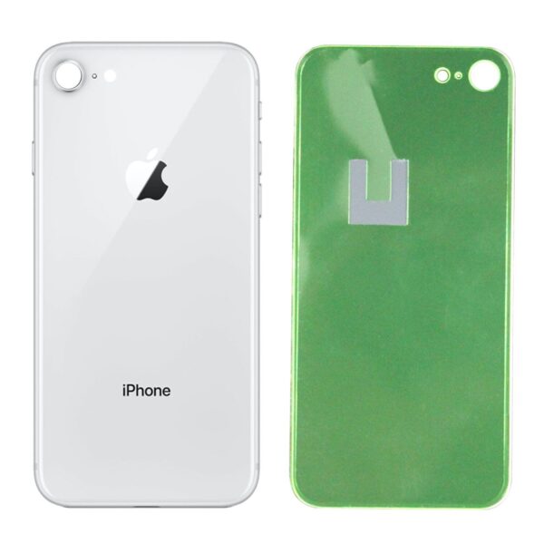 Original Back Glass Panel For Iphone 8 White