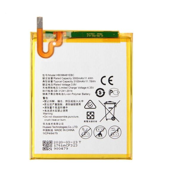 Original Battery For Huawei Honor 6X HB396481EBC 3100mAh