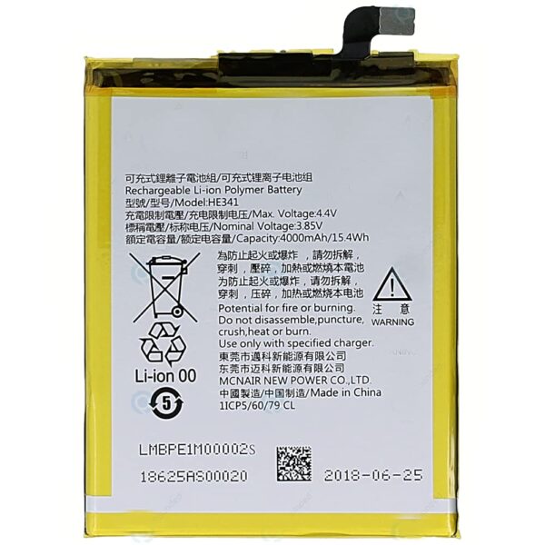 Original Battery For Nokia 2.1 (2018) TA-1080, TA1084, TA-1092, TA1093 HE341 4000mAh