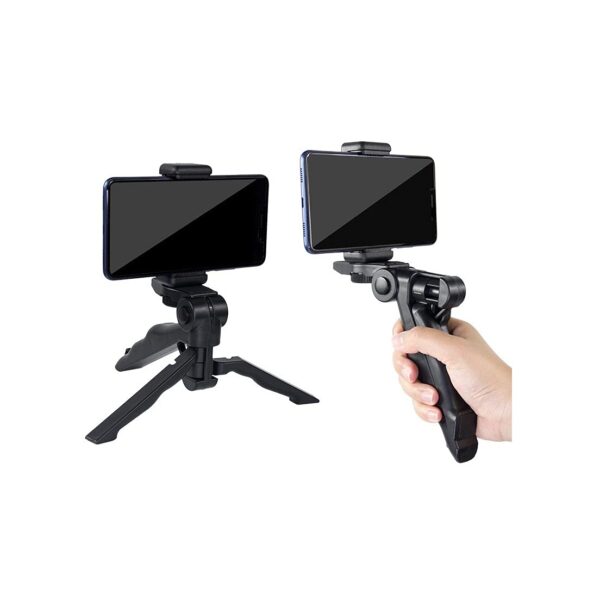 Photography Mobile Holder Mini Tripod Camera Stand with Horizontal & Vertical Rotation | for Vlogging, Video Shooting, YouTube etc Compatible with All Mobile Phones, Action GoPro Cameras DSLR