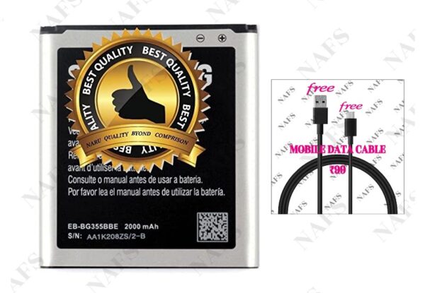 Original BG355 Original Battery for Samsung Core 2 G355 G355H G365M with 3 Months Warranty