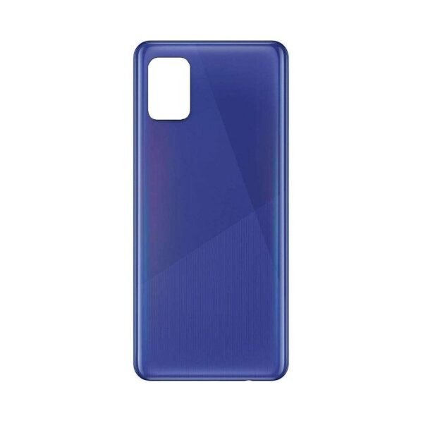 Original Back Door Panel Back Body Panel Back Cover housing Body Compatible for Samsung Galaxy A31 : Blue (with Logo)