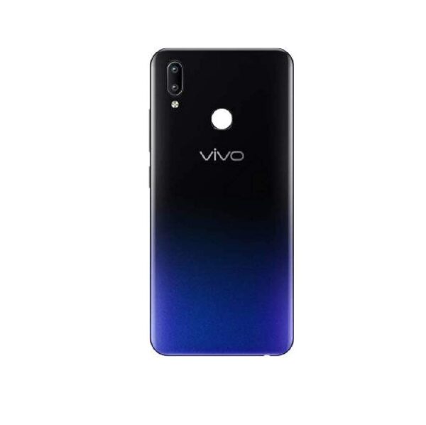 Original Back Door Panel Back Body Panel Back Cover housing Body Compatible for VIVO Y91 : Black (with Logo)