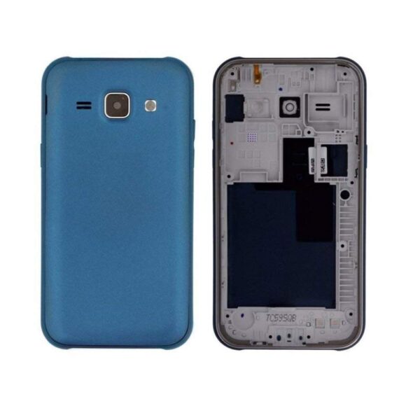 Original Back Door Panel Back Body Panel Back Cover housing Body Compatible for Samsung Galaxy J1 : Blue (Full HOUSING Body)