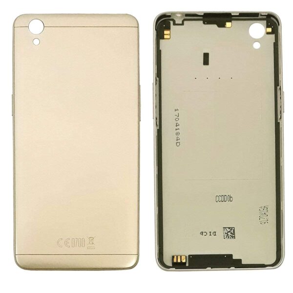 Original Back Door Panel Back Body Panel Back Cover housing Body Compatible for Oppo A37 : Gold (with Logo)