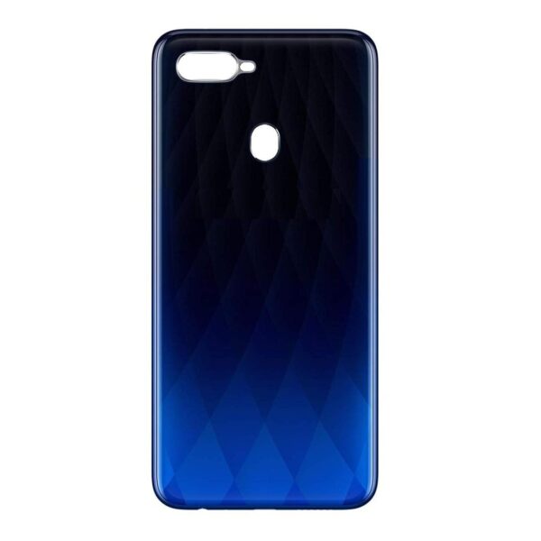 Original Back Door Panel Back Body Panel Back Cover housing Body Compatible for Oppo F9 : Black (with Logo)