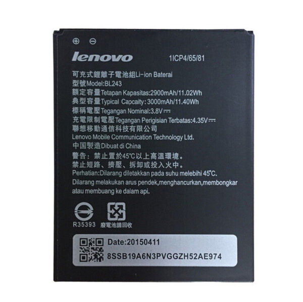 Original Battery for Lenovo A7000 Battery BL243