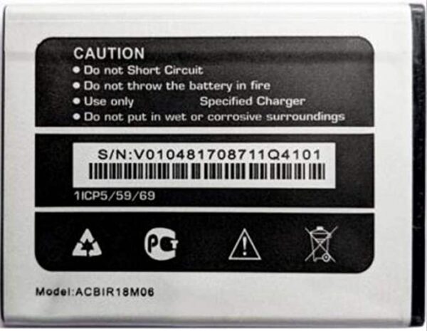 Orignal Mobile Battery for Micromax Q4101 1800 mAh Li-Ion Mobile Battery for Micromax Video 2 (Q4101)