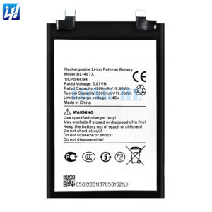 Rechargeable Phone Battery for Infinix BL-49TX Note 30 5G Note 30i 3.87V 5000mAh Li-Polymer Battery